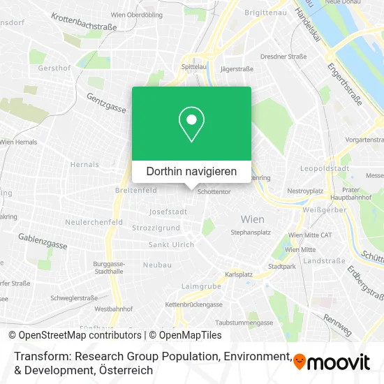 Transform: Research Group Population, Environment, & Development Karte