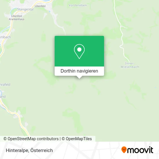 Hinteralpe Karte