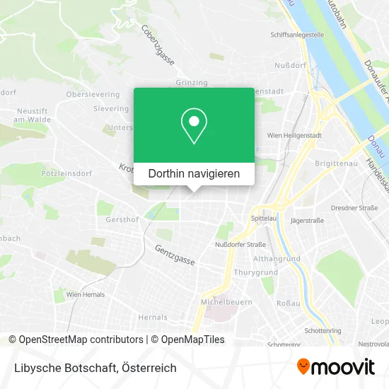 Libysche Botschaft Karte