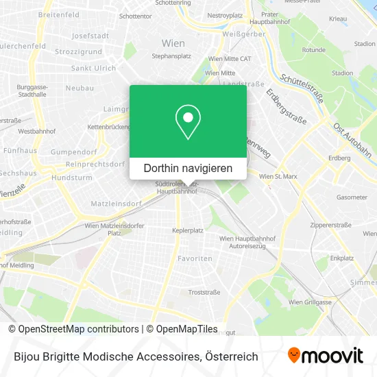 Bijou Brigitte Modische Accessoires Karte
