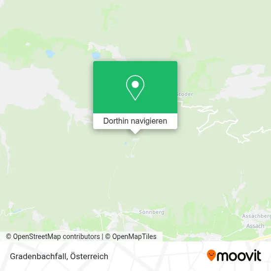 Gradenbachfall Karte