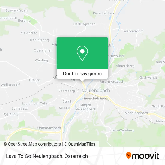 Lava To Go Neulengbach Karte