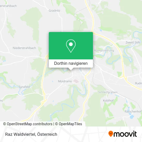 Raz Waldviertel Karte