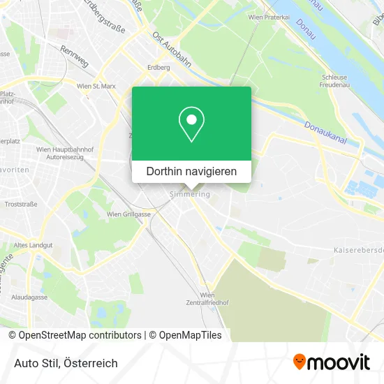 Auto Stil Karte