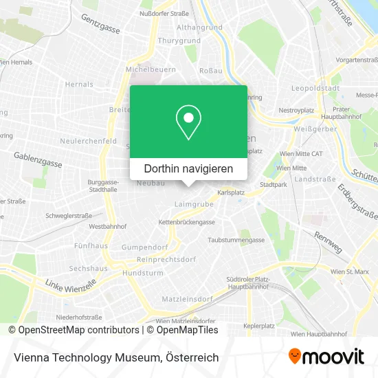 Vienna Technology Museum Karte