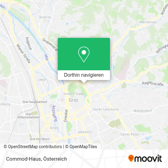 Commod-Haus Karte