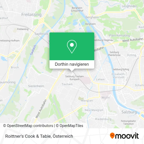 Roittner's Cook & Table Karte