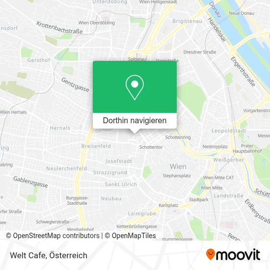 Welt Cafe Karte