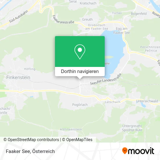 Faaker See Karte