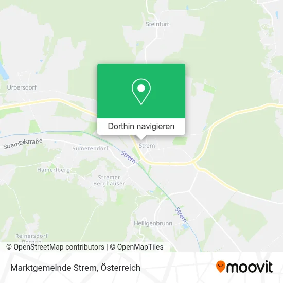 Marktgemeinde Strem Karte