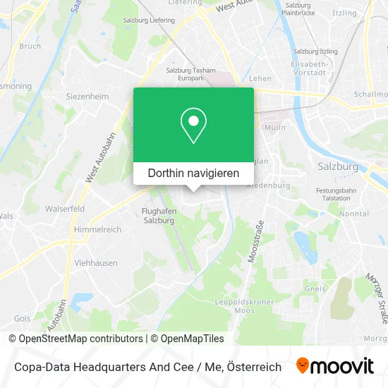 Copa-Data Headquarters And Cee / Me Karte