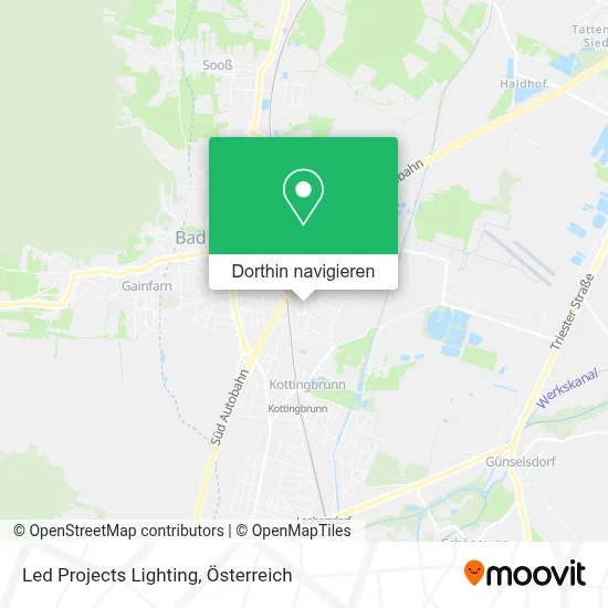 Led Projects Lighting Karte