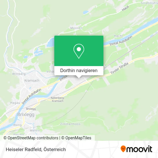 Heiseler Radfeld Karte