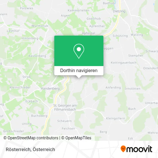 Rösterreich Karte
