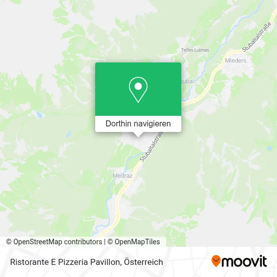 Ristorante E Pizzeria Pavillon Karte