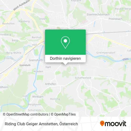 Riding Club Geiger Amstetten Karte