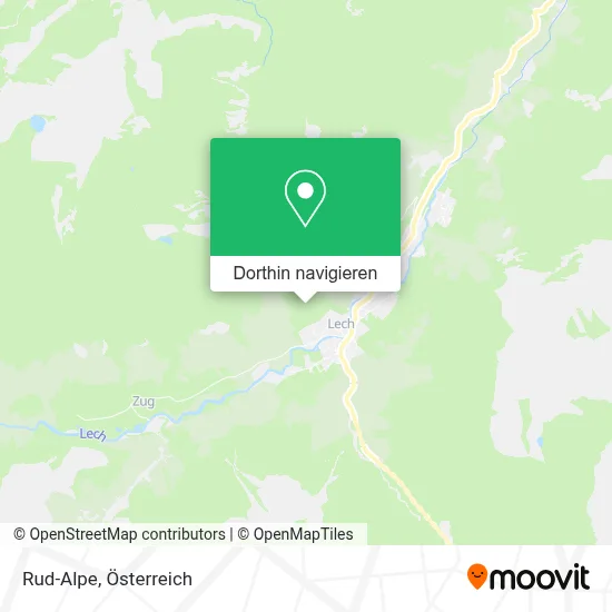 Rud-Alpe Karte