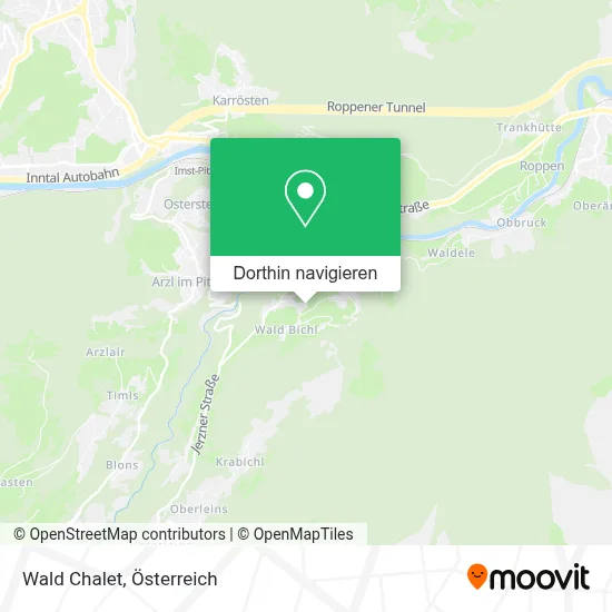 Wald Chalet Karte