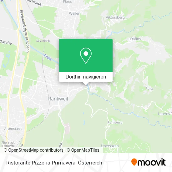 Ristorante Pizzeria Primavera Karte