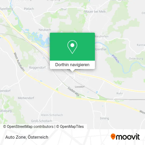 Auto Zone Karte