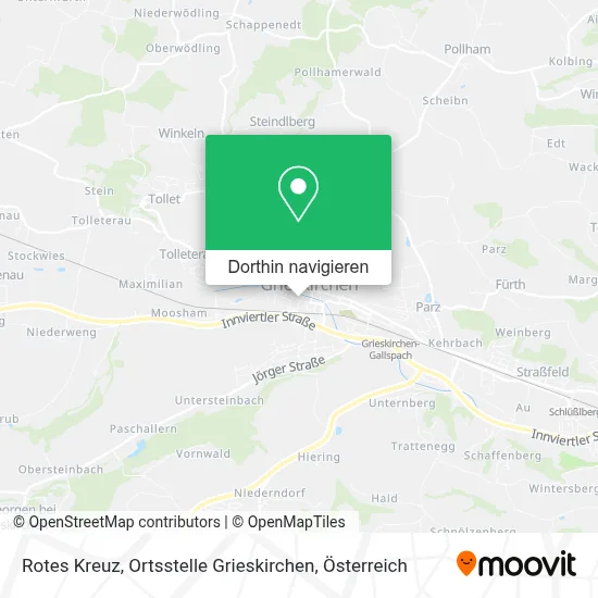 Rotes Kreuz, Ortsstelle Grieskirchen Karte