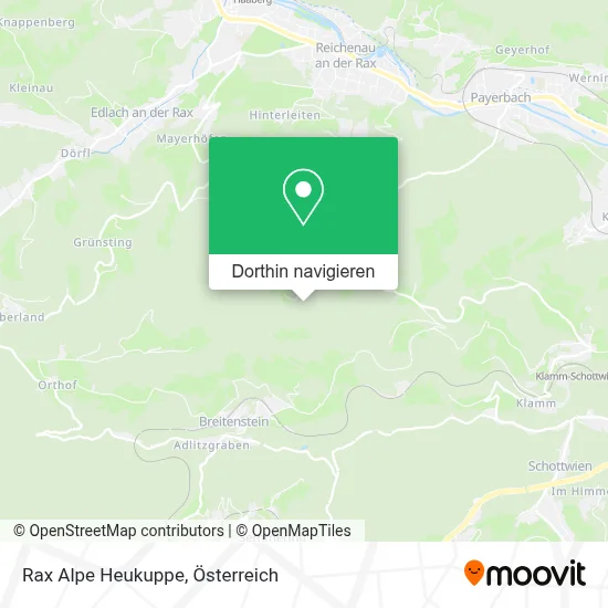 Rax Alpe Heukuppe Karte