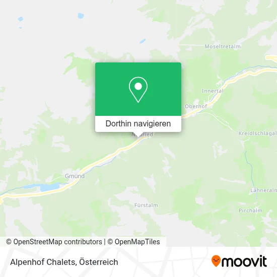 Alpenhof Chalets Karte