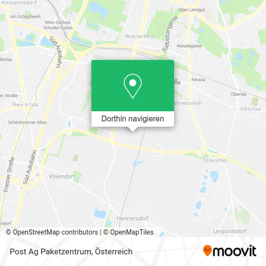 Post Ag Paketzentrum Karte