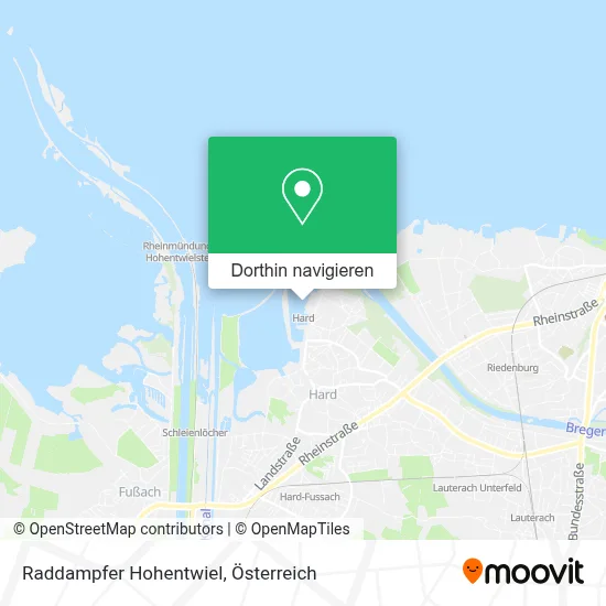 Raddampfer Hohentwiel Karte
