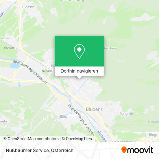 Nußbaumer Service Karte