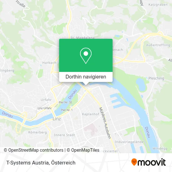 T-Systems Austria Karte