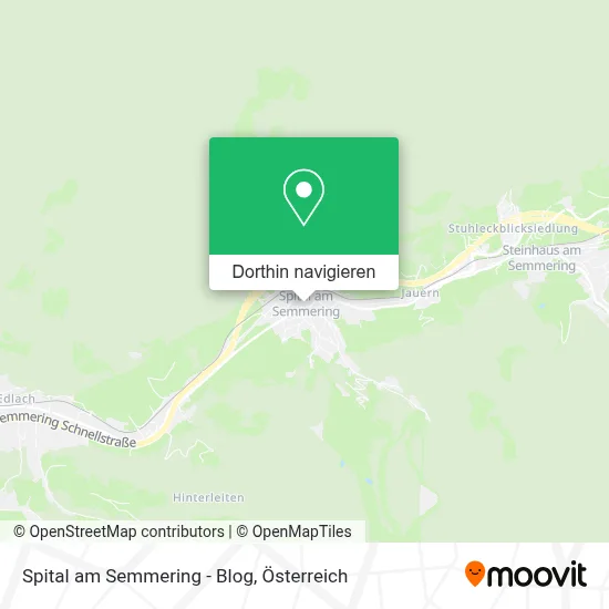Spital am Semmering - Blog Karte