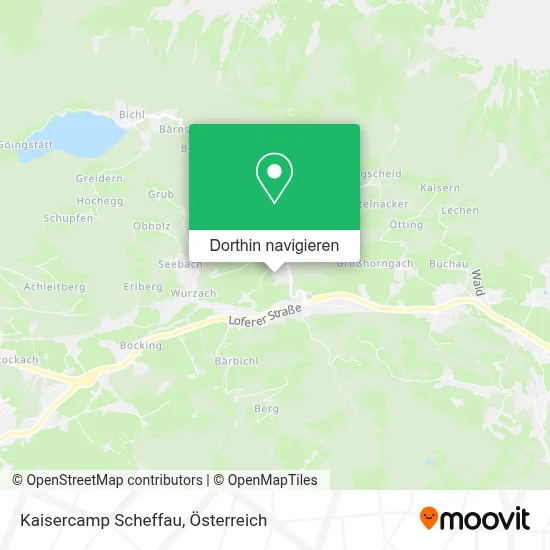 Kaisercamp Scheffau Karte