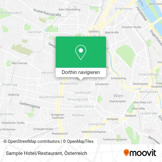 Sample Hotel/Restaurant Karte