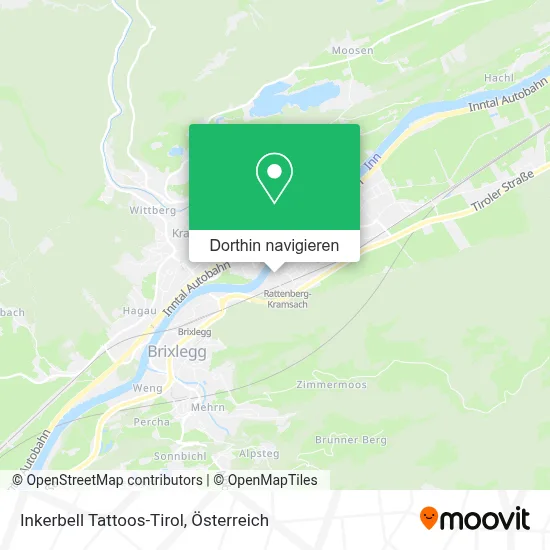 Inkerbell Tattoos-Tirol Karte