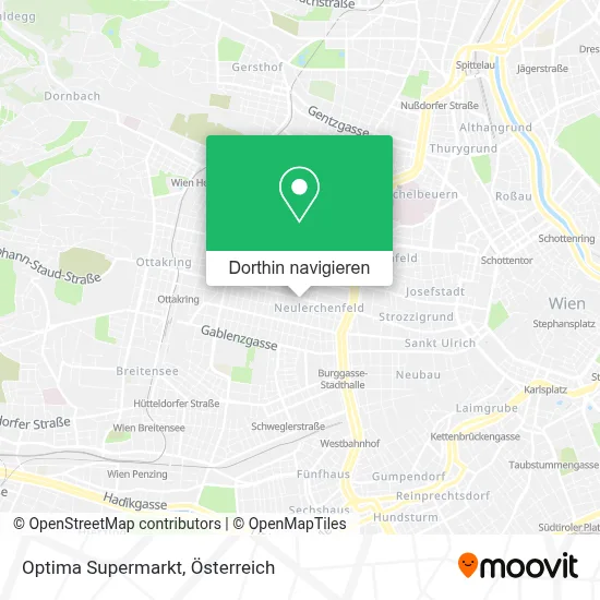 Optima Supermarkt Karte