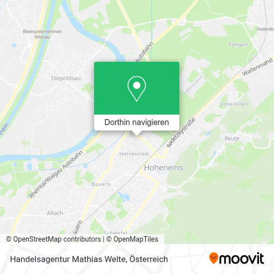 Handelsagentur Mathias Welte Karte
