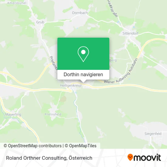 Roland Orthner Consulting Karte