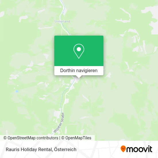 Rauris Holiday Rental Karte