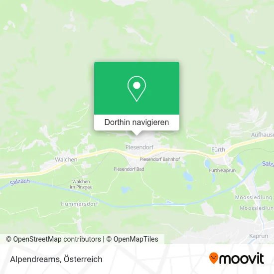 Alpendreams Karte
