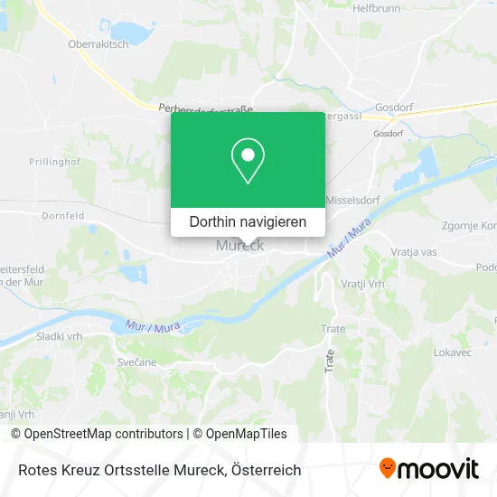 Rotes Kreuz Ortsstelle Mureck Karte