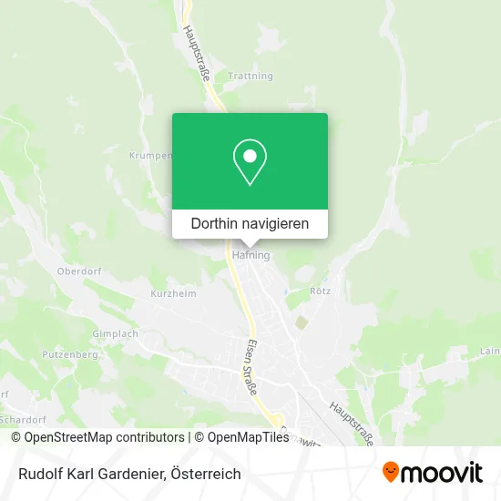 Rudolf Karl Gardenier Karte