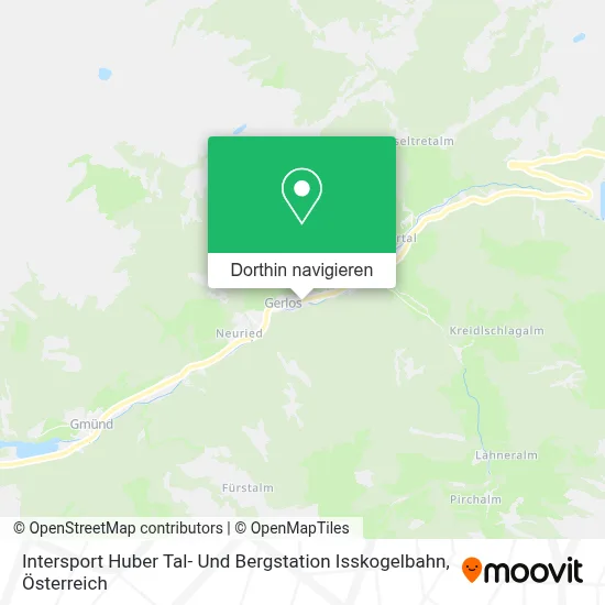 Intersport Huber Tal- Und Bergstation Isskogelbahn Karte