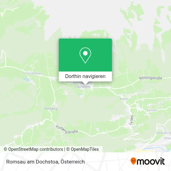 Romsau am Dochstoa Karte