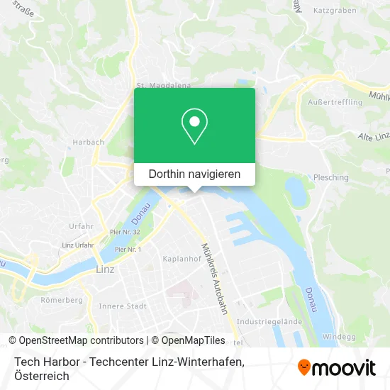 Tech Harbor - Techcenter Linz-Winterhafen Karte
