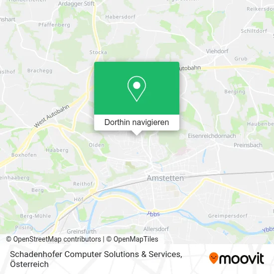 Schadenhofer Computer Solutions & Services Karte