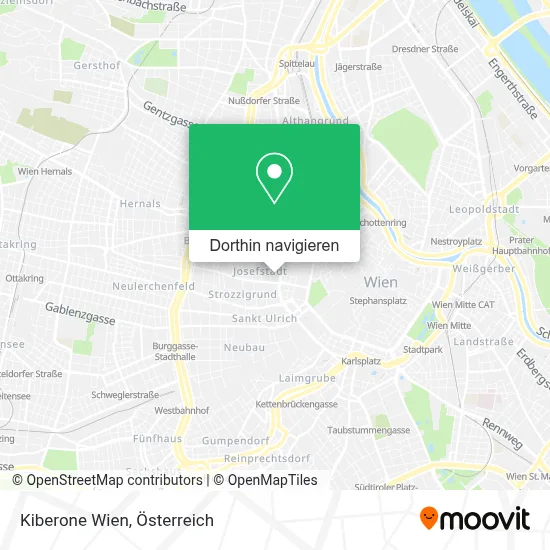 Kiberone Wien Karte