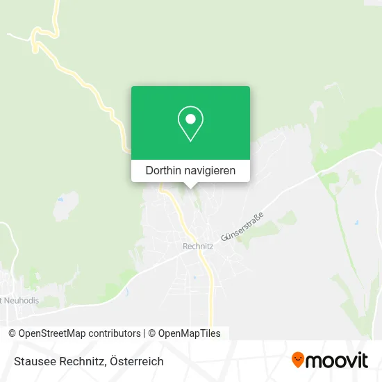 Stausee Rechnitz Karte