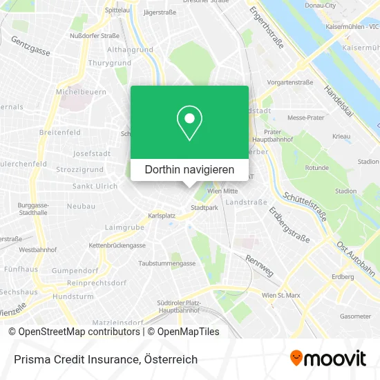 Prisma Credit Insurance Karte