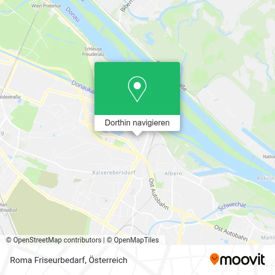 Roma Friseurbedarf Karte